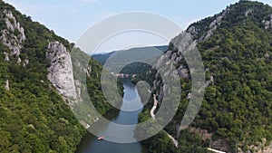 Rock sculpture of Decebalus photo